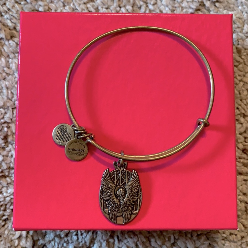 Alex and Ani gold Guardian of Love bracelet